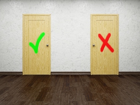 Две двери - символ выбора